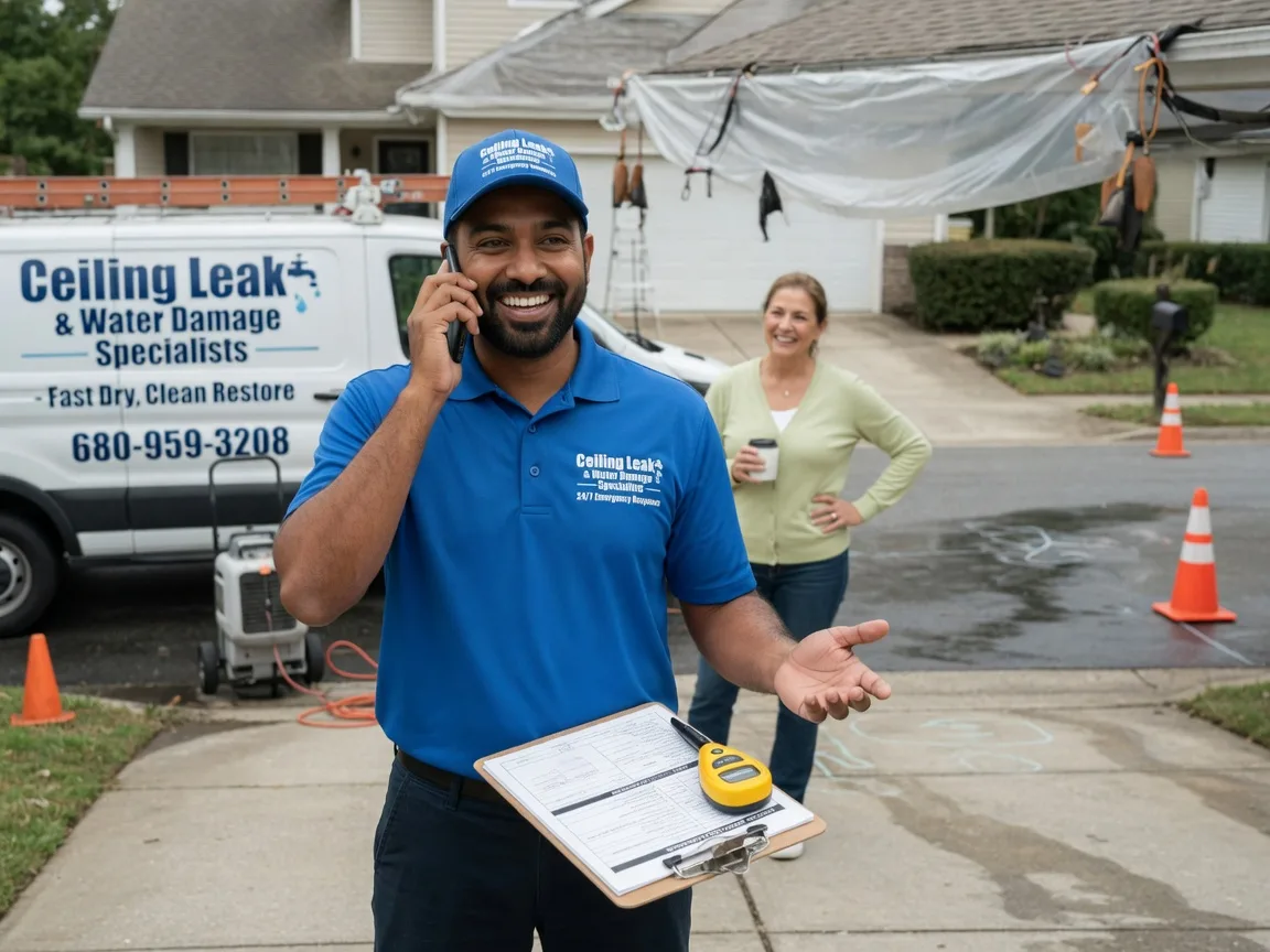 Ceiling Leak Cleanup Atkinson, NH FAQs